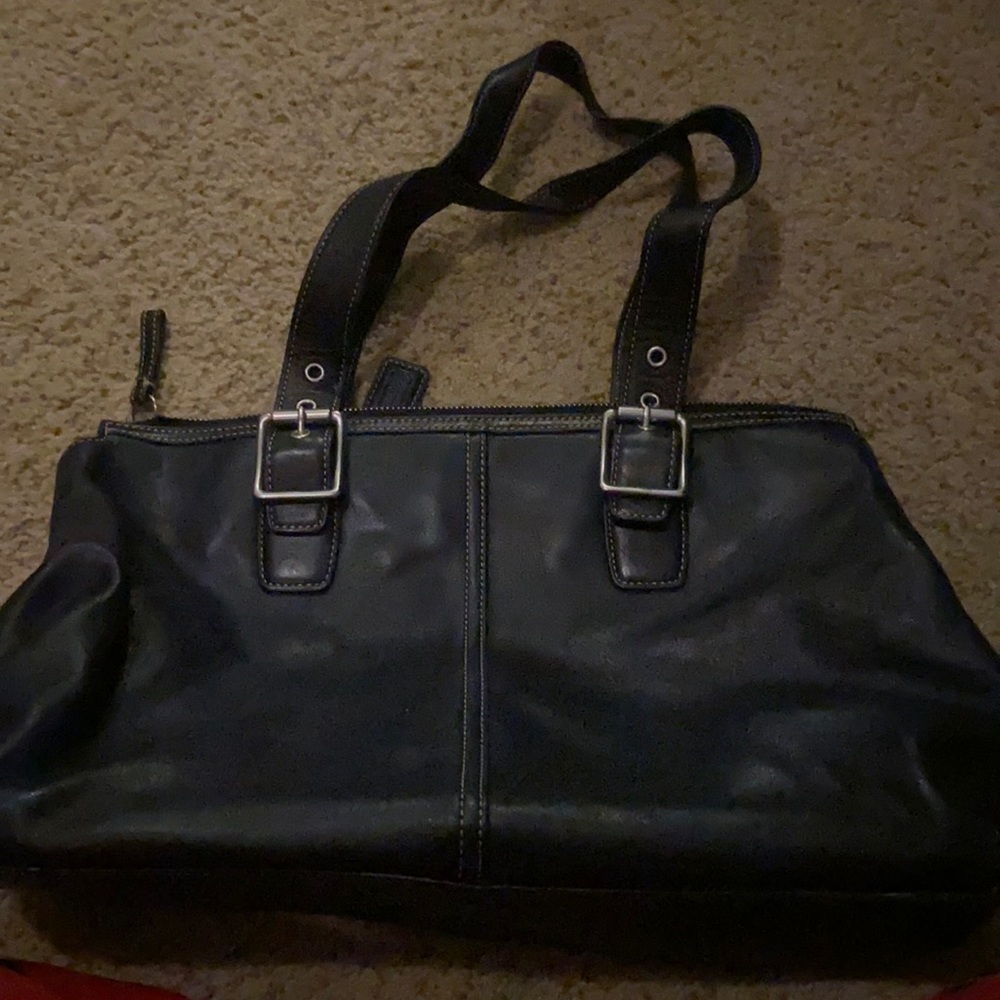 Black coach bag